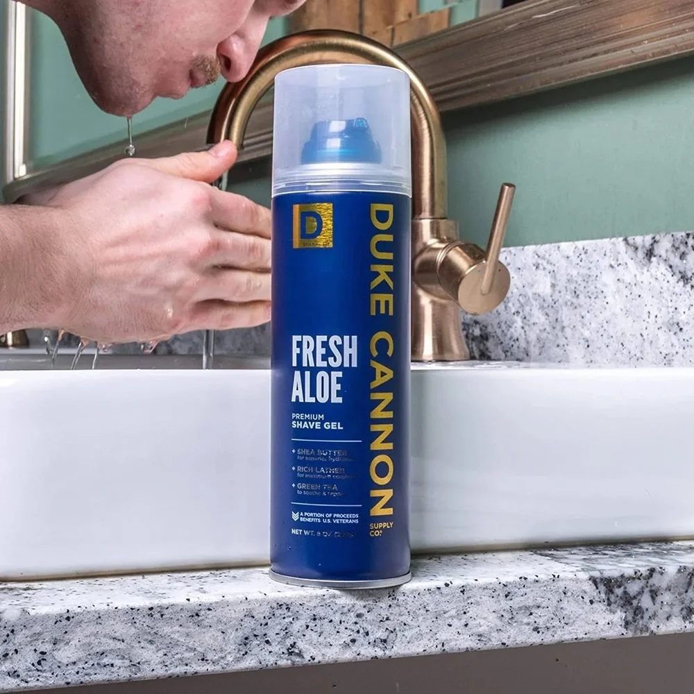 Fresh Aloe Premium Shave Gel from Duke Cannon Supply Co 8oz.